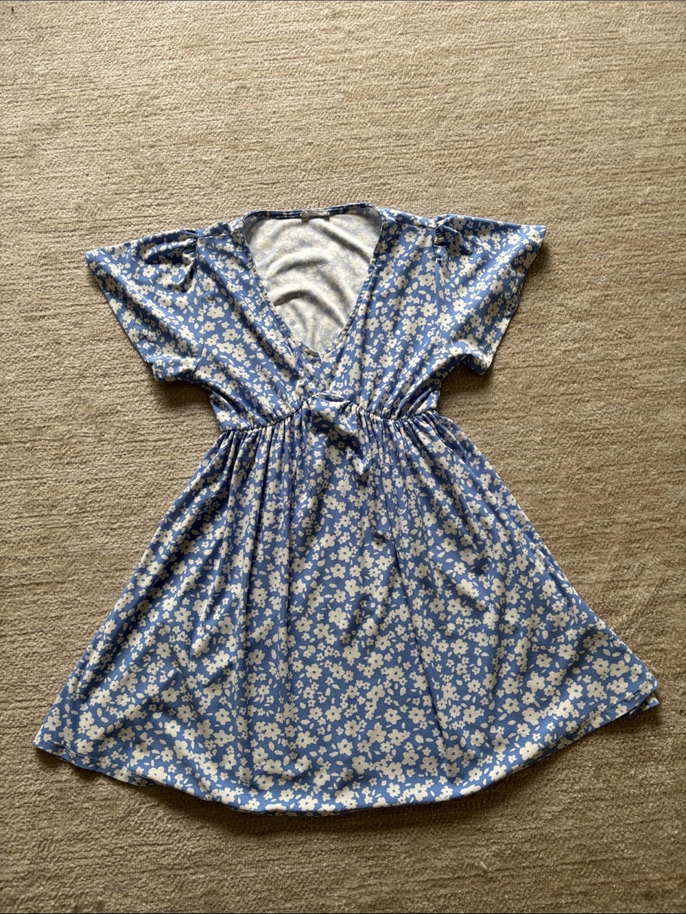 Blue Floral Dress